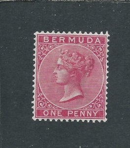 BERMUDA 1883-1904 1d CARMINE-ROSE MM SG 24 CAT £60