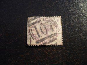 Stamps - Great Britain - Scott# 101 - Used Part Set of 1 Stamp