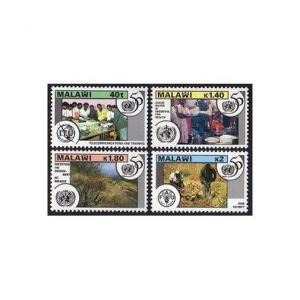 Malawi 659-662,662a,MNH.Michel 654-657,Bl.79. Telecommunications,Mt.Mulajne,1995