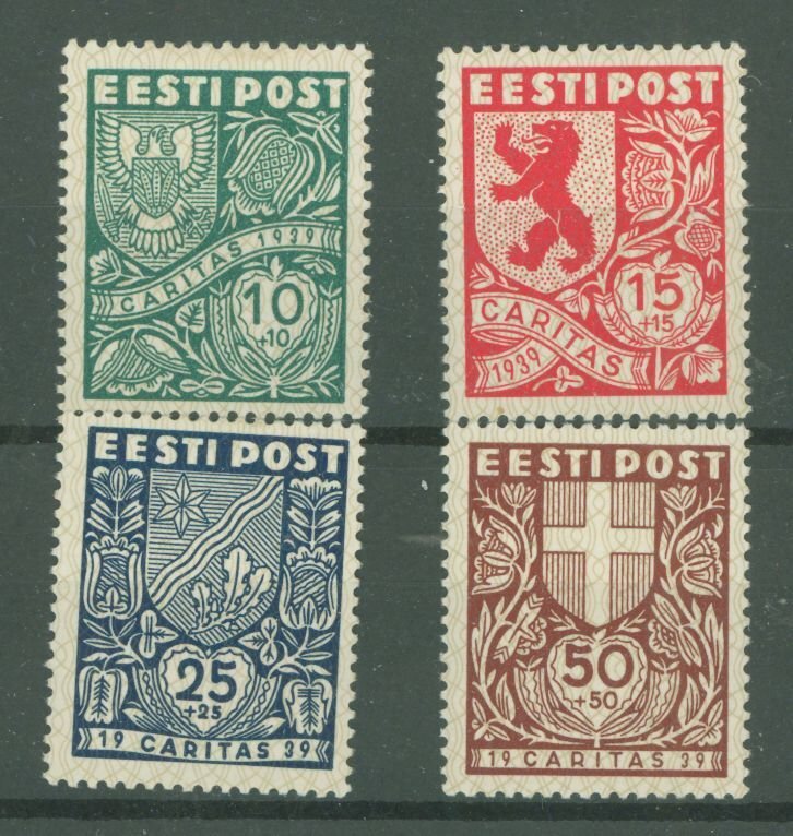 Estonia #B41-44 Unused