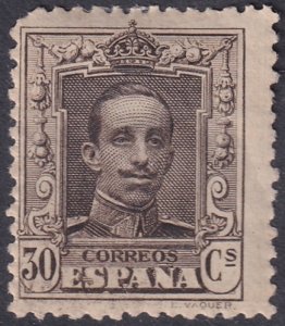 Spain 1926 Sc 339 MH* rounded upper corner