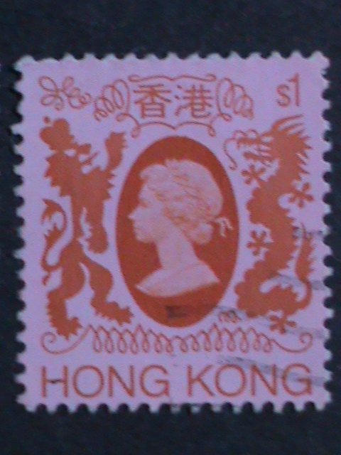 ​HONG KONG-1982- SC#388-403 QUEEN ELIZABETH II POSTAGE STAMPS SET USED VF