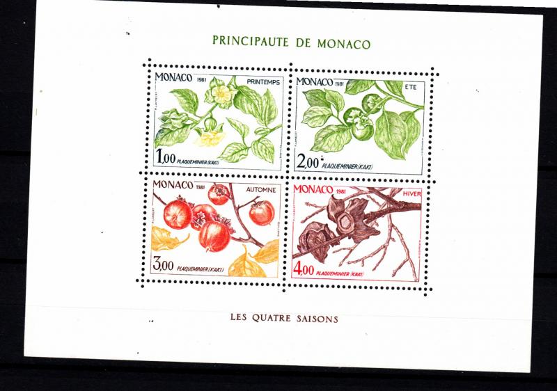 Monaco souv. sheet 1315 mnh