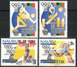 Nauru Stamp 437-440  - 96 Summer Olympics