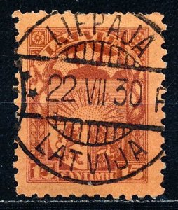 Latvia #145 Single Used