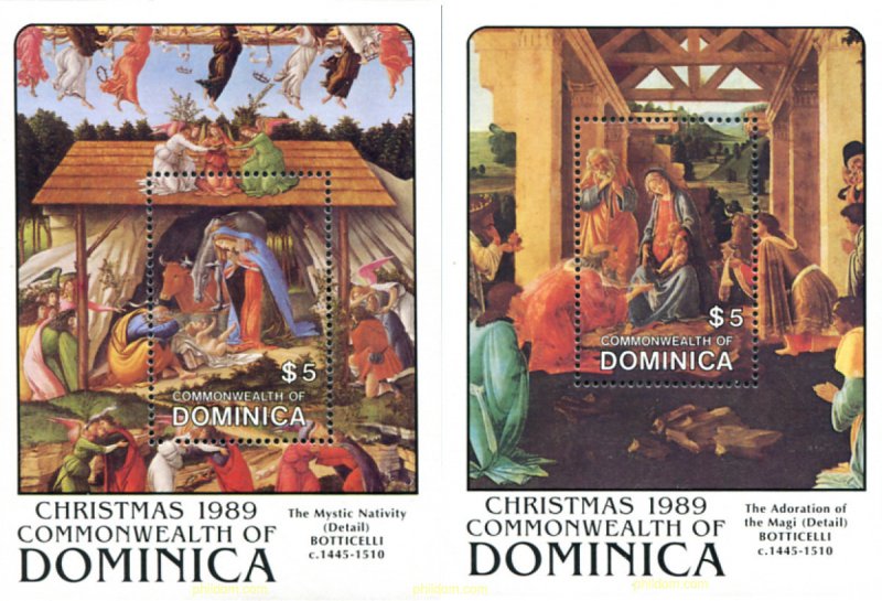 306779 MNH DOMINICA 1989 NAVIDAD