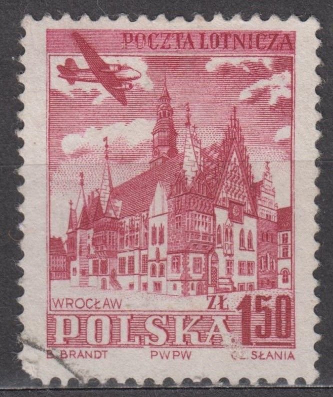 Poland Scott #C38 1954 Used