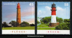 Germany Scott 2737-2738 Mint never hinged.