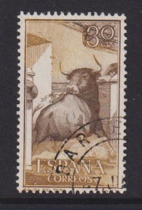 Spain    #912  used  1960   bullfighting  30c