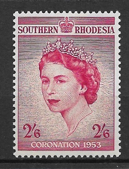 1953 Southern Rhodesia 80 Queen Elizabeth Coronation MH