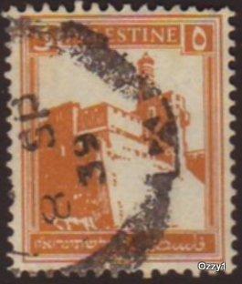 Palestine 1927 Sc#67, SG#93 Citadel of Jerusalem USED