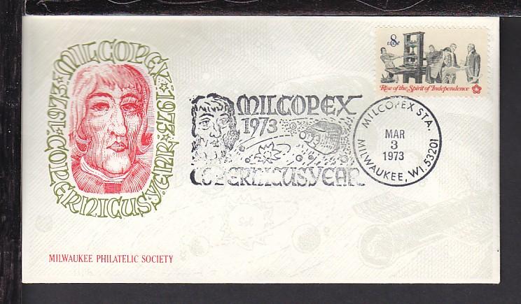 US Milcopex 1973 Copernicus Cover BIN