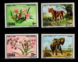 GHANA, Scott 402-405, MNH** set CV$14