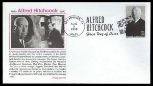 #3226 Alfred Hitchcock Panda FDC