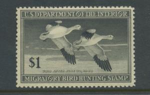 Scott #RW14 'SNOW GEESE' Federal Duck Mint Stamp NH (Stock #RW14-13)