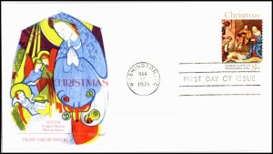 OAS-CNY 4861 FDC SCOTT 1444 – 1971 8c Traditional Christmas Adoration