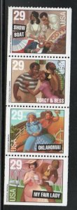 ALLY'S STAMPS Scott #2770a 29c Broadway Music B/P [4] MNH F/VF [BP-33b]