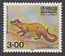 Sri Lanka # 928, Wild Animals, Mint NH, 1/2 Cat.