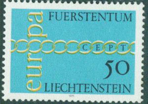 LIECHTENSTEIN Scott 485 MNH**  Europa 1971 CV$0.45 