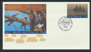 Australia PrePaid Envelope 1987 -  Tall Ships Australia 1988