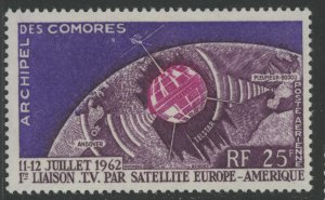 Comoro Islands C7 * mint LH Telstar satellite space (2401 46)