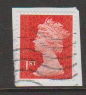 GB QE II Machin SG U2968a - 1st vermillion  - date code M15L - Source  B 