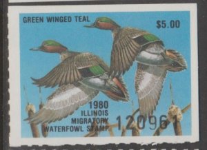 U.S. Scott #6 Illinois - State Duck Stamp - Mint NH Single