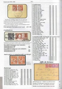 FRANCE DUNKERQUE OVERPRINTS FROM €650 SPINK/MAURY CV CDS F/VF