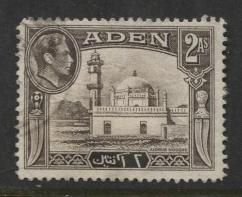 ADEN - Scott 20 - Aden Scenes - 1939- Used - Single 2a Stamp