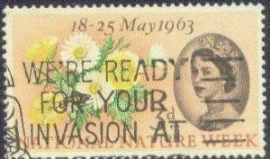 GREAT BRITAIN  393 USED 1963 NATURE WEEK