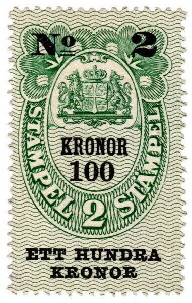 (I.B) Sweden Revenue : Contract Note 100Kr