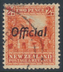 New Zealand  SC# O64 SG O123  Used OFFICIAL perf 14 x 13½ see details scans