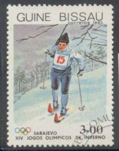 Guinea Bissau ~ #507 ~ Olympics - Biathlon ~ Used CTO