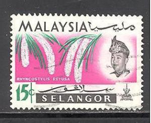 Malaysia - Selangor Sc # 126 used (RS)