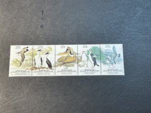 AUSTRALIAN ANTARCTIC TER. # L55--MINT/NEVER HINGED-COMPLETE SET/STRIP OF 5--1983