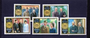 MANAMA 1971 FAMOUS PEOPLE/CHARLES DE GAULLE SHORT SET OF 5 STAMPS MNH