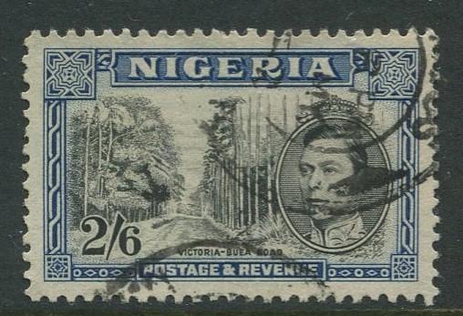 Nigeria-Scott 63 - KGV Definitive -1936 - Used - Single 2/6p Stamp