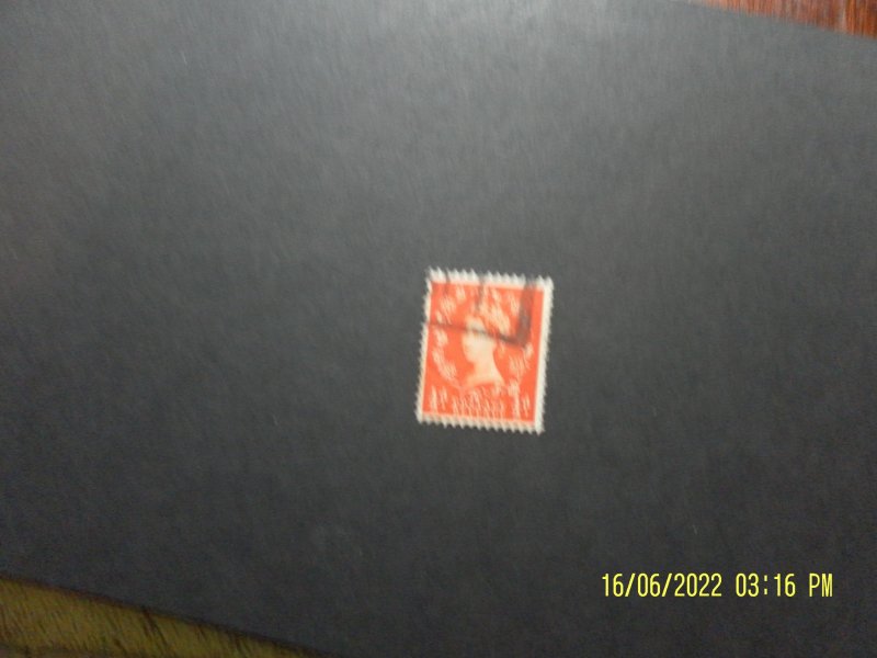 GB -- Queen Elizabeth II Postage Stamp - 1/2d Orange- , used, franked, ex,