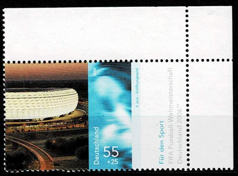 Germany 2006,Sc.#B968 MNH, Sporthilfe: Soccer World Cup 2006, Allianz-Arena