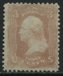 United States 1861 3 cents unmounted mint NH but gum not perfect