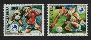 Yugoslavia European Football Championship Sweden 2v 1992 MNH SG#2795-2796