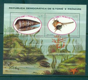 Sao Tome & Principe - Sc# 611. 1981 Sea Shells. MNH $19.00.