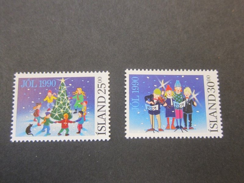 Iceland 1990 Sc 716-17 set MNH