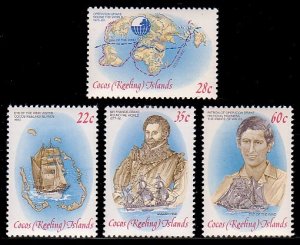 Cocos Islands 61 - 64 MNH