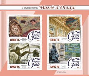 GUINEA 2016 SHEET THE ORSAY MUSEUM ART