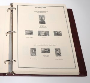 USSR Soviet Union Collection Binder 1944-1966 Album Pages RUSSIA Mystic