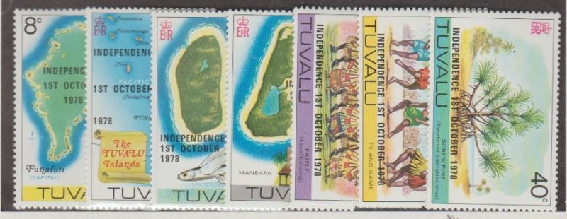 Tuvalu Scott #85-91 Stamps - Mint NH Set