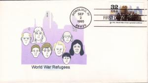 #2981g Millions Uprooted Rainbow FDC