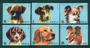 Liberia 1974 Dogs CTO Lot56770