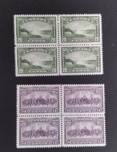 Canada Scott #217-225  VF Mint NH.  CV $401.20   / Price $110   + FREE shipping